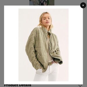 COPY - FREE PEOPLE DOLMAN QUILTED JACKET